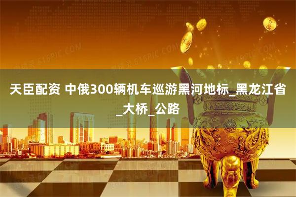 天臣配资 中俄300辆机车巡游黑河地标_黑龙江省_大桥_公路